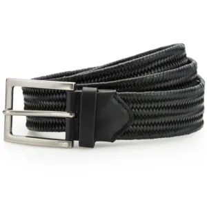 Leather braid belt