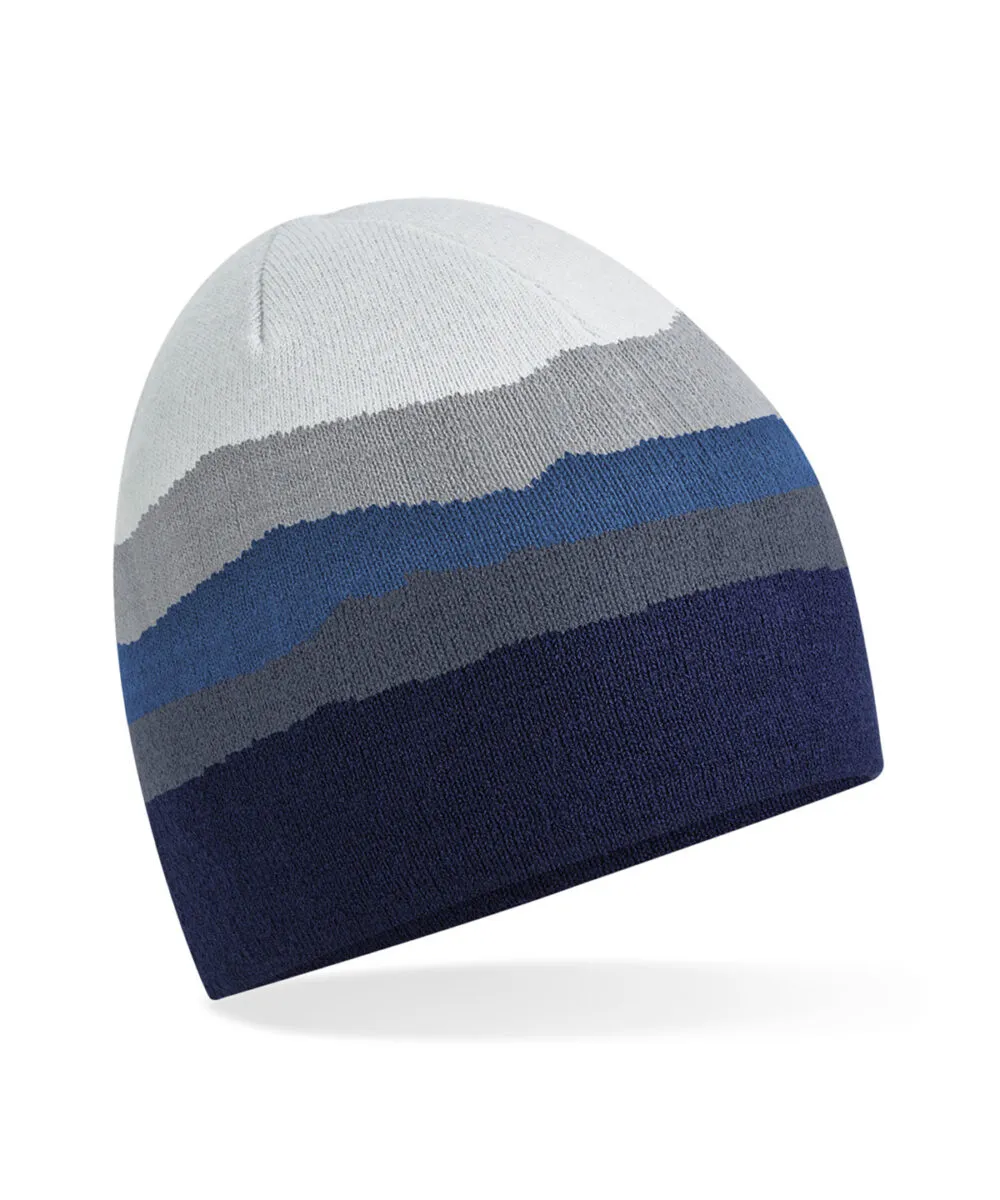 Mountain peaks pull-on beanie in Rocky Peaks