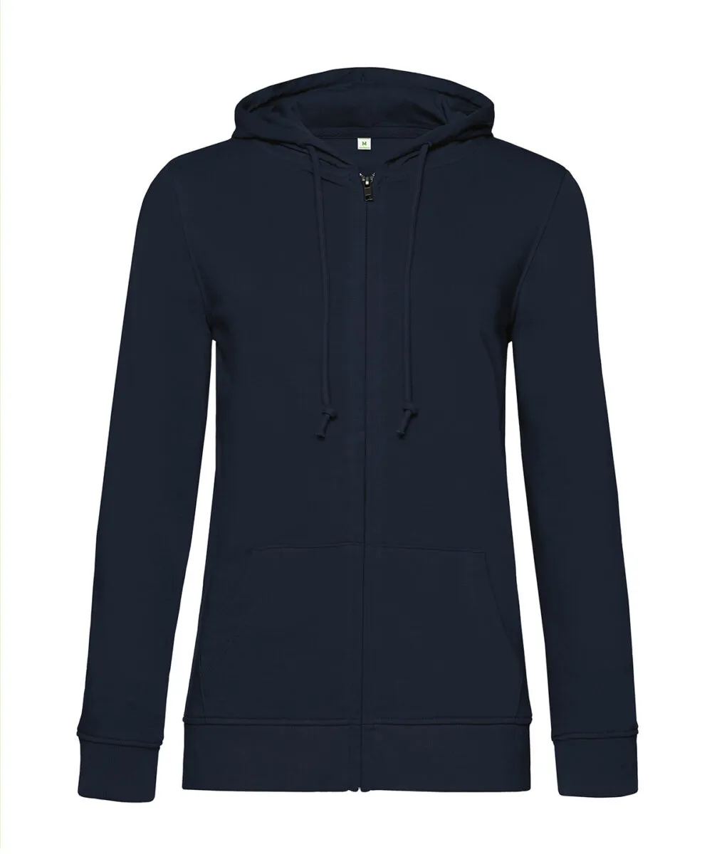 B&C Inspire Zipped Hood /women in Navy