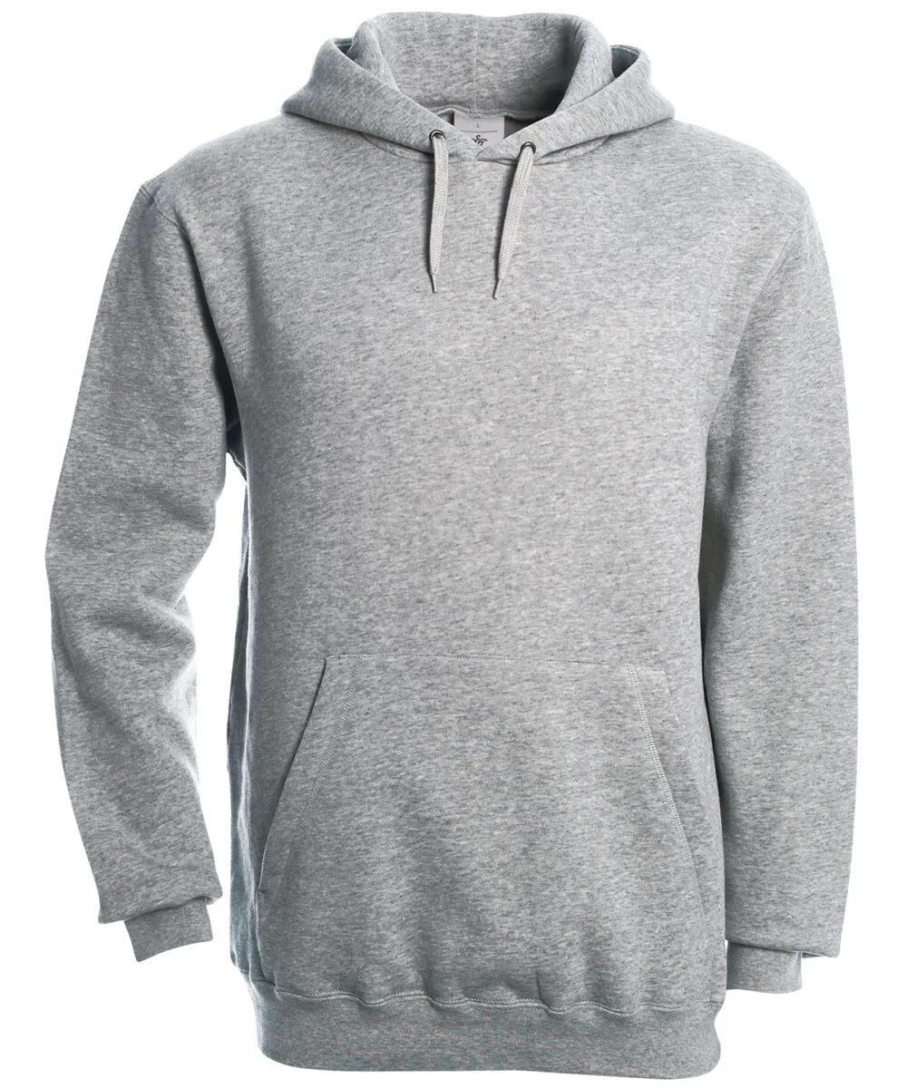 B&C Hooded sweatshirt in Heather Grey