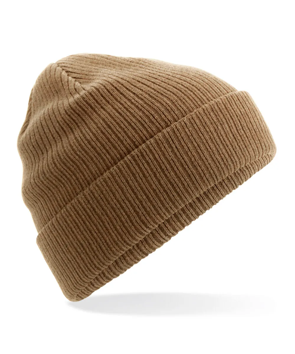 Organic cotton beanie in Biscuit