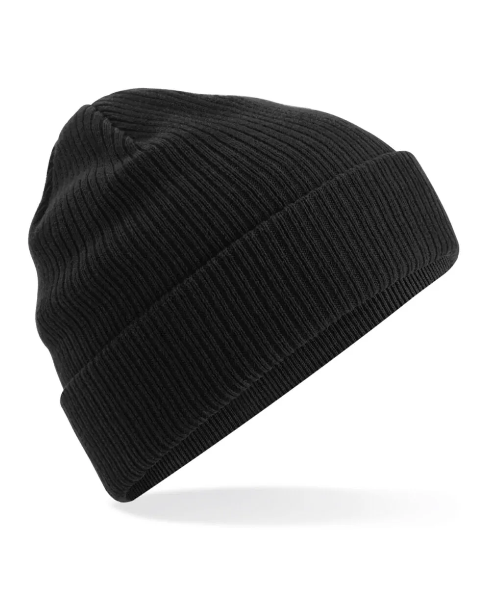 Organic cotton beanie in Black