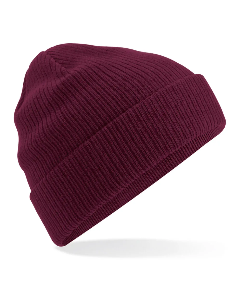 Organic cotton beanie in Burgundy