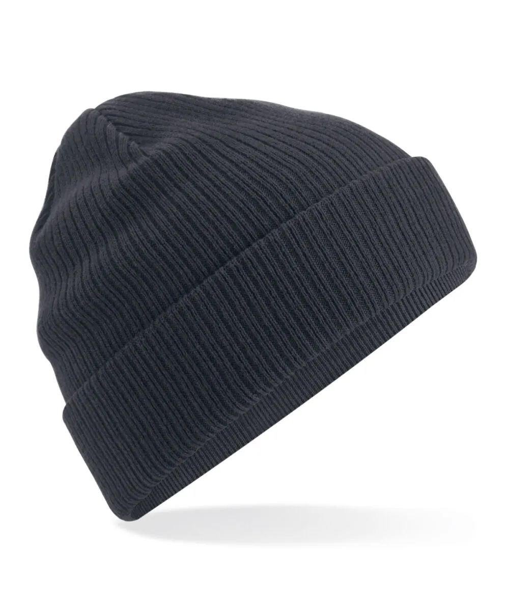 Organic cotton beanie in Graphite Grey