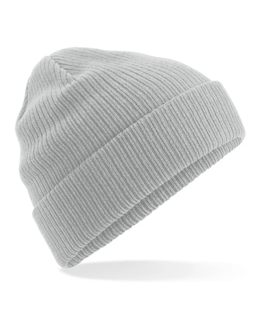 Organic cotton beanie in Light Grey