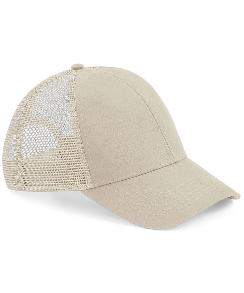 Organic cotton trucker in Sand