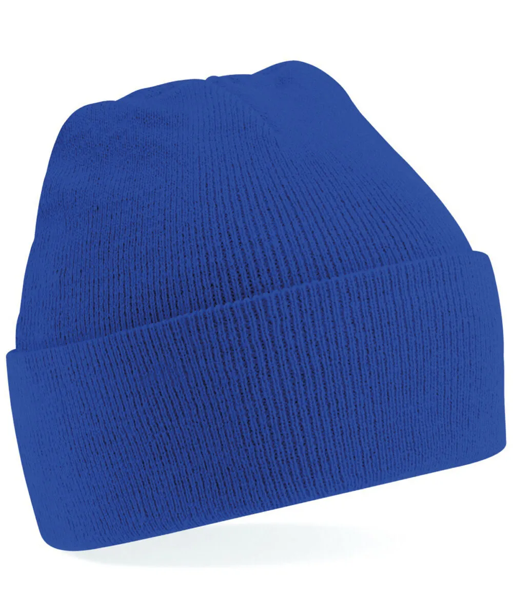 Junior original cuffed beanie in Bright Royal