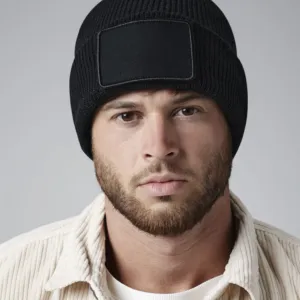 Removable patch Thinsulate™ beanie