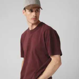 Suede peak herringbone cap