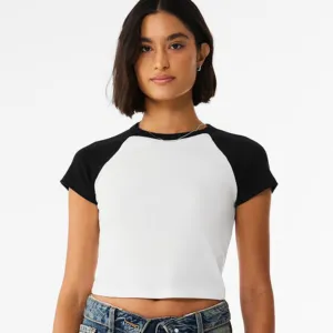 Women’s micro rib raglan baby t-shirt