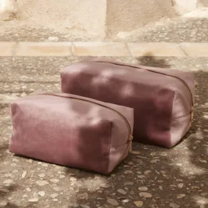 Velvet toiletry/accessory case