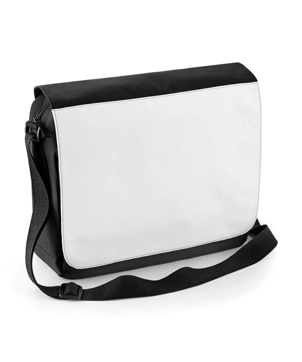 Sublimation messenger bag in Black