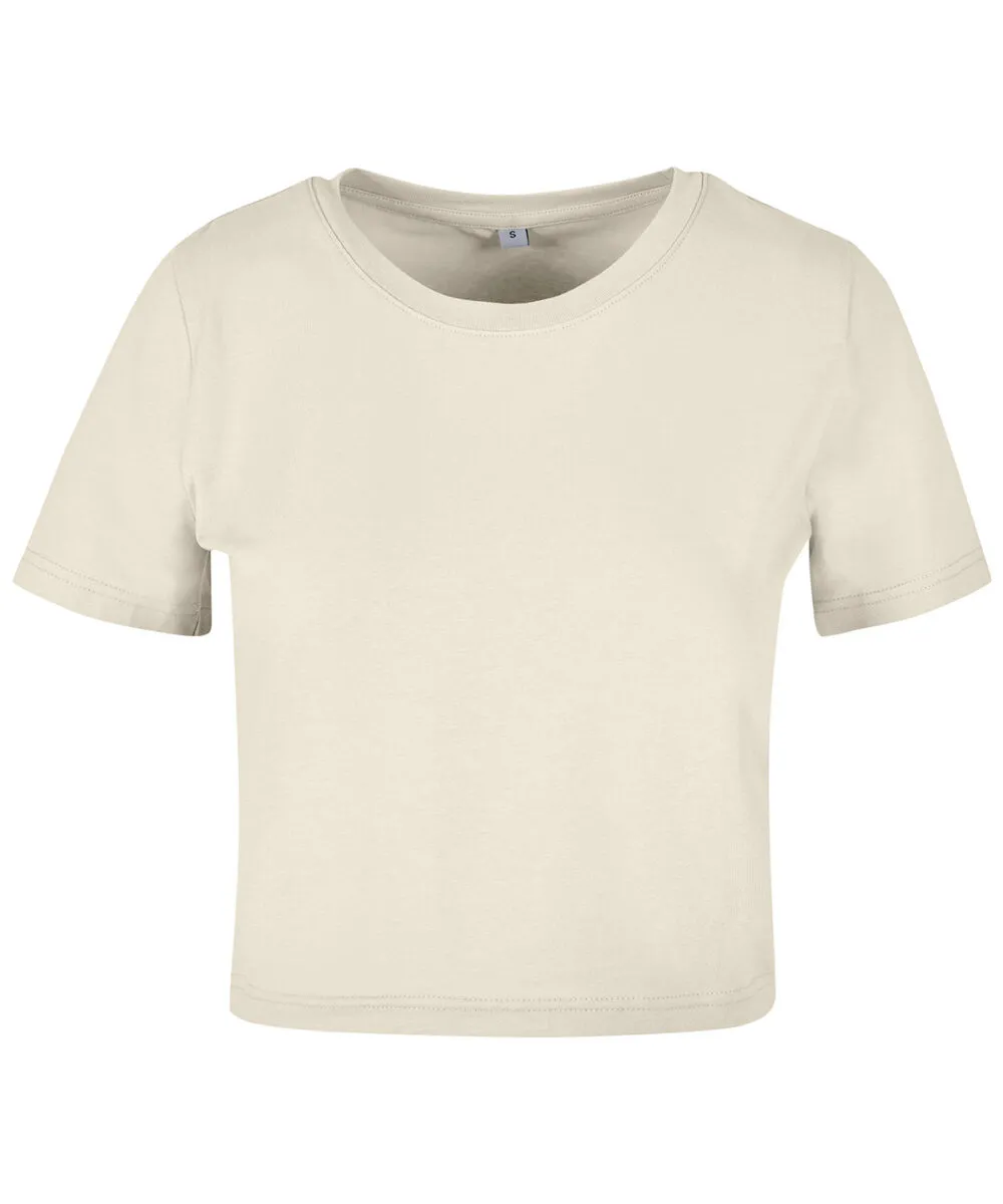Women's cropped tee in White Sand