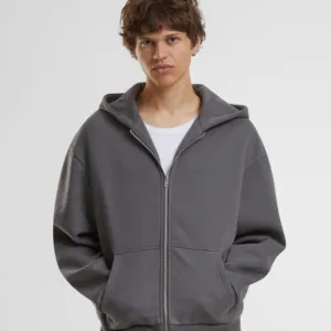 Fluffy zip hoodie