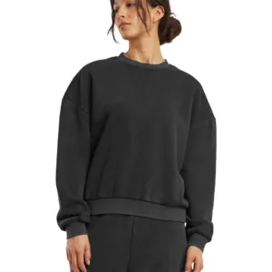 Women’s vintage heavy crew neck