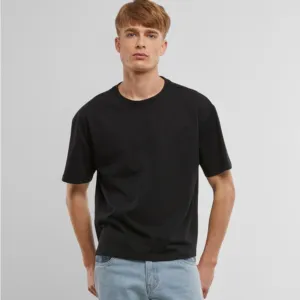 Cropped oversize tee