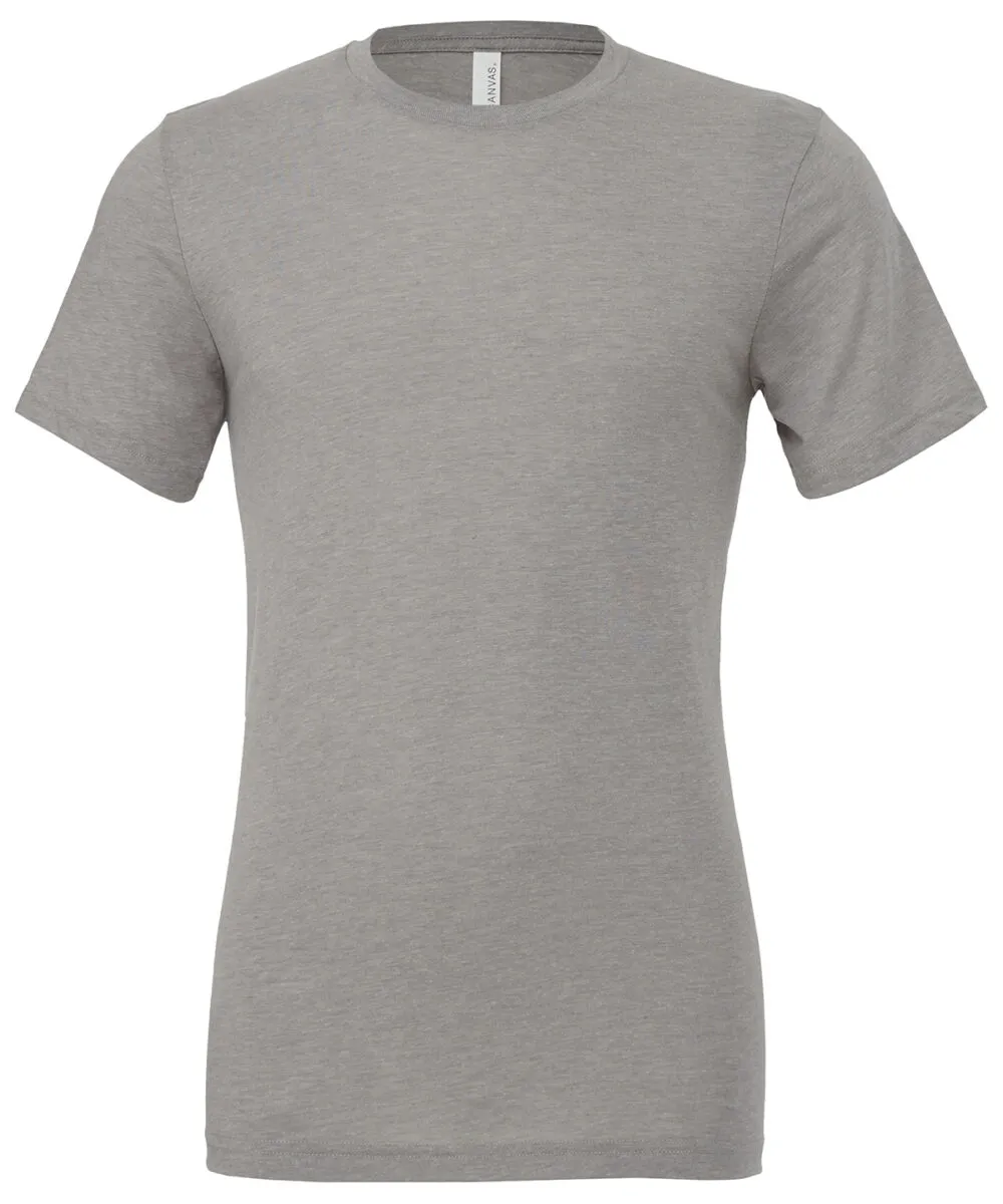 Unisex triblend crew neck t-shirt in Athletic Grey Triblend