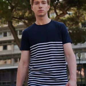 Short-sleeved Breton T
