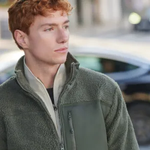 Recycled sherpa fleece