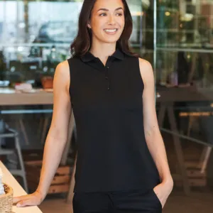 Women’s sleeveless Coolplus® polo shirt