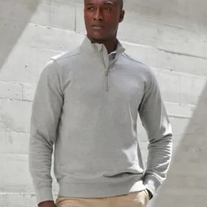 Unisex sustainable ¼-zip sweatshirt