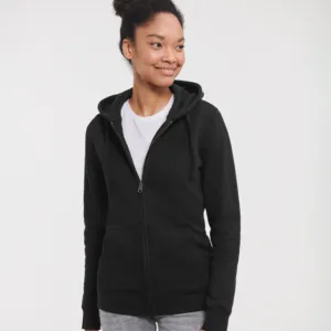 Women's authentic zipped hooded sweatshirt