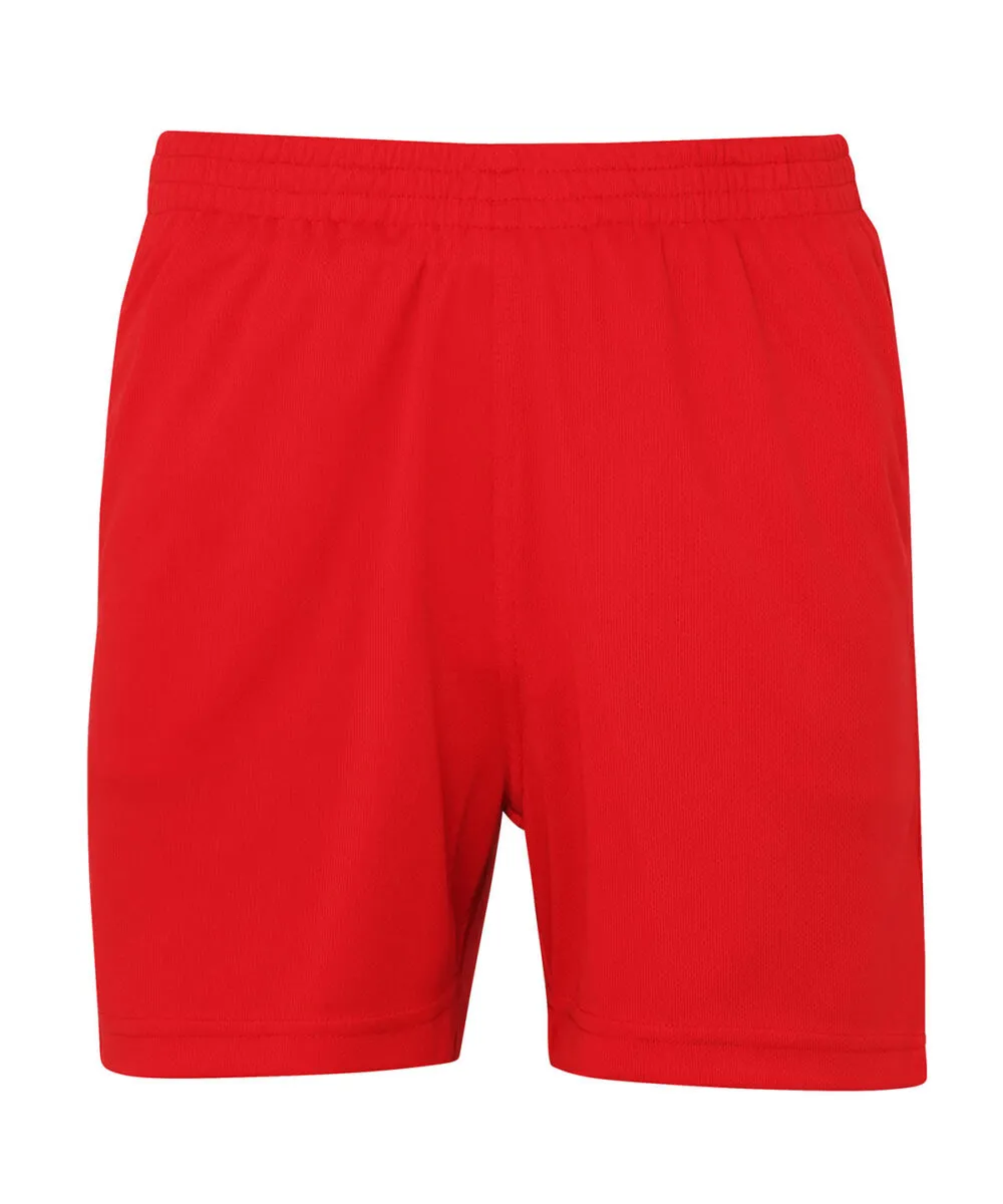 Kids cool shorts in Fire Red