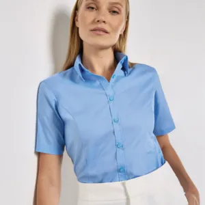 Business blouse short-sleeved (tailored fit)
