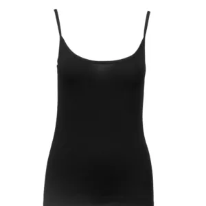 Ladies' strappy tank top in Black