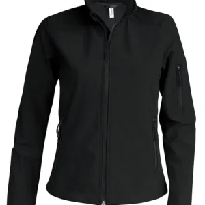 Ladies' softshell jacket in Black