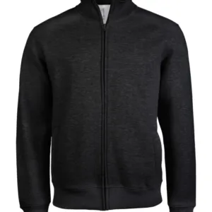 Men's full zip sweat jacket in Black