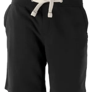 Unisex French terry Bermuda shorts in Black