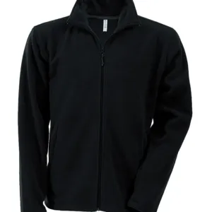 Falco full zip microfleece jacket in Black*