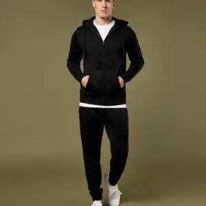 Klassic hooded zipped jacket Superwash® 60° long sleeve (regular fit)