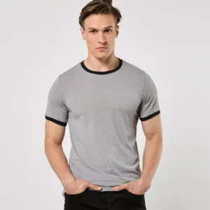 Fashion fit ringer tee
