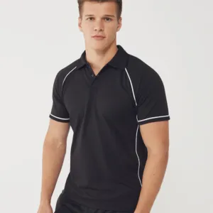 Piped performance polo