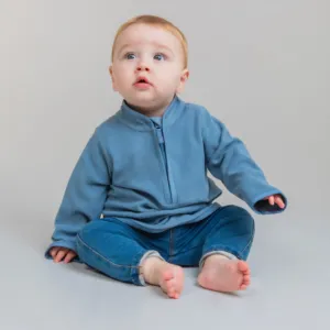 1/2-zip lightweight fleece
