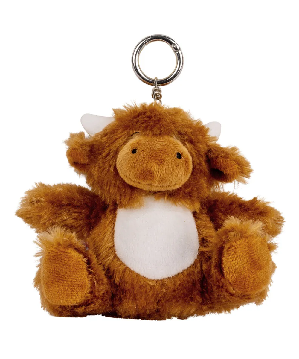 Binx bear in Cow Key Ring (Brown)