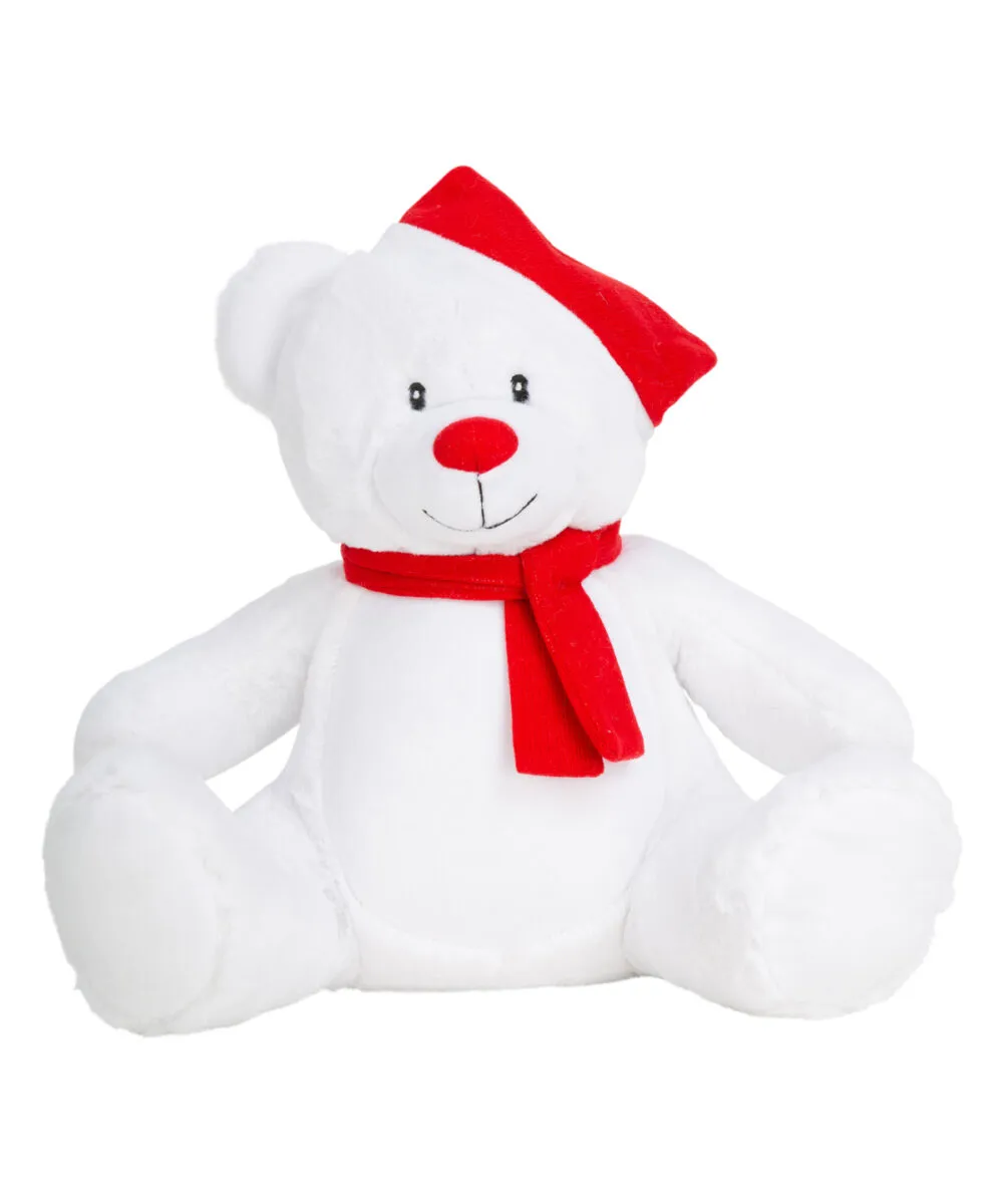Zippie Christmas bear in White