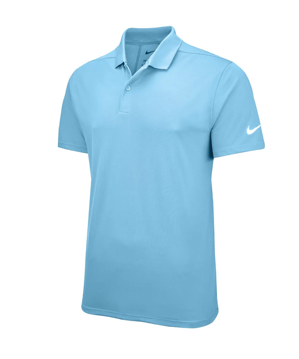Nike Victory solid polo in University Blue/White