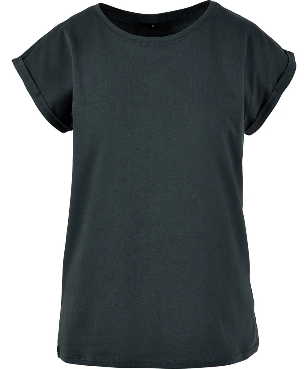 Women’s regular extended shoulder tee in Magnet