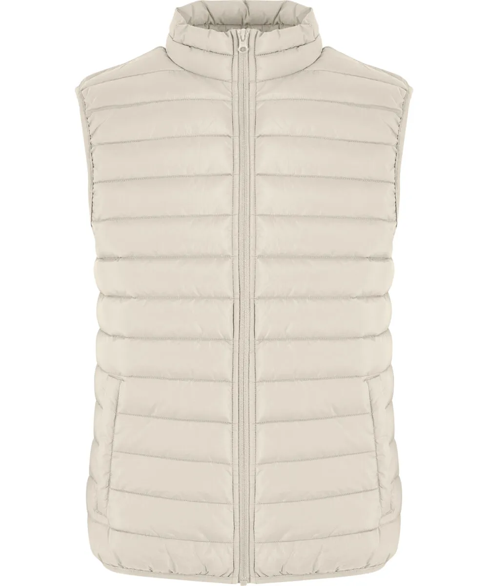 Light puffer vest in Sand