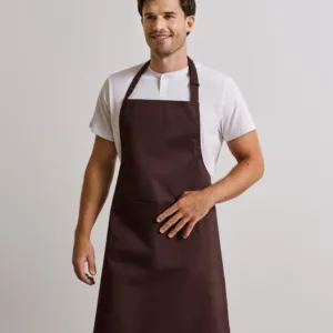 Colours bib apron with pocket
