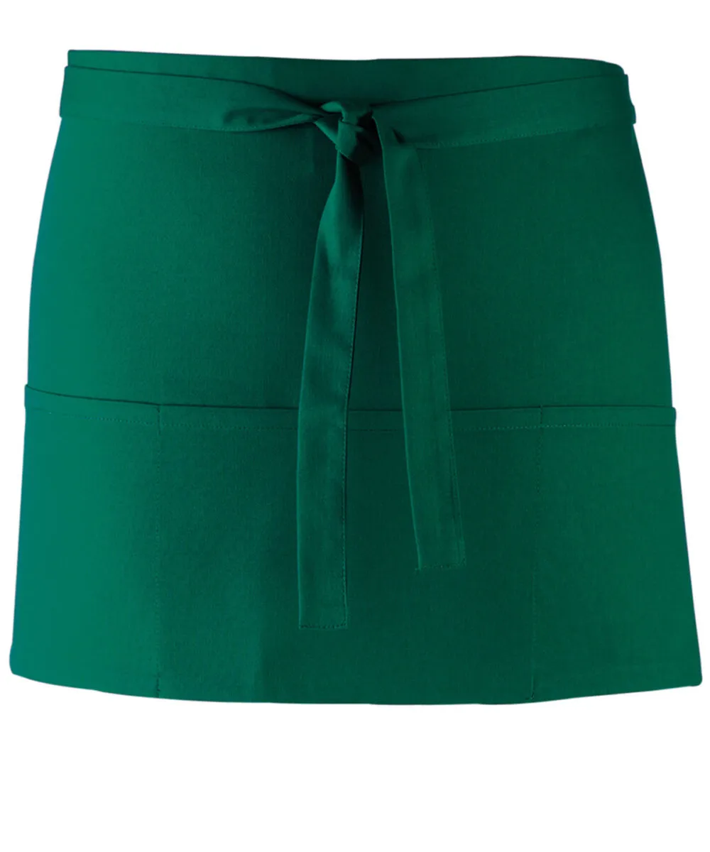 Colours 3-pocket apron in Bottle