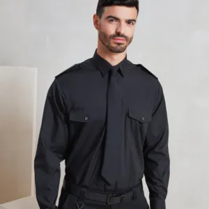 Long sleeve pilot shirt