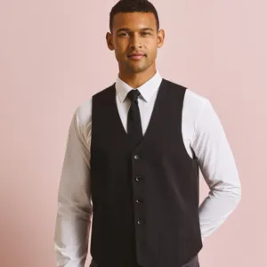 Lined polyester waistcoat