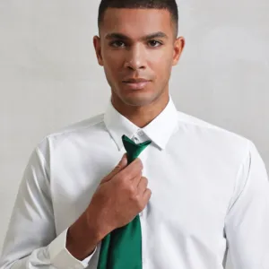 'Colours' satin clip tie