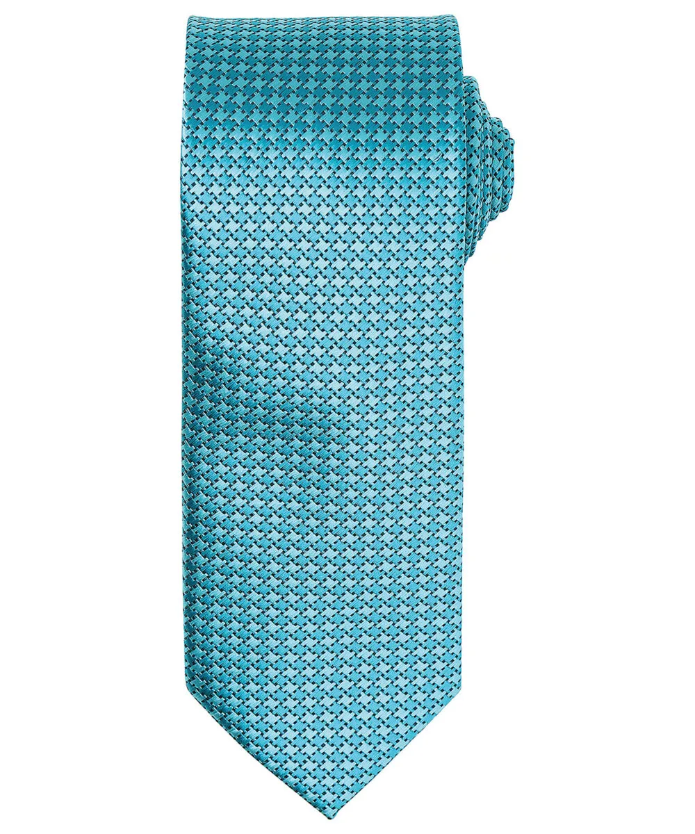 Puppy tooth tie in Turquoise