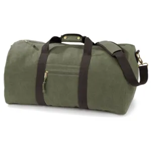 Vintage canvas holdall