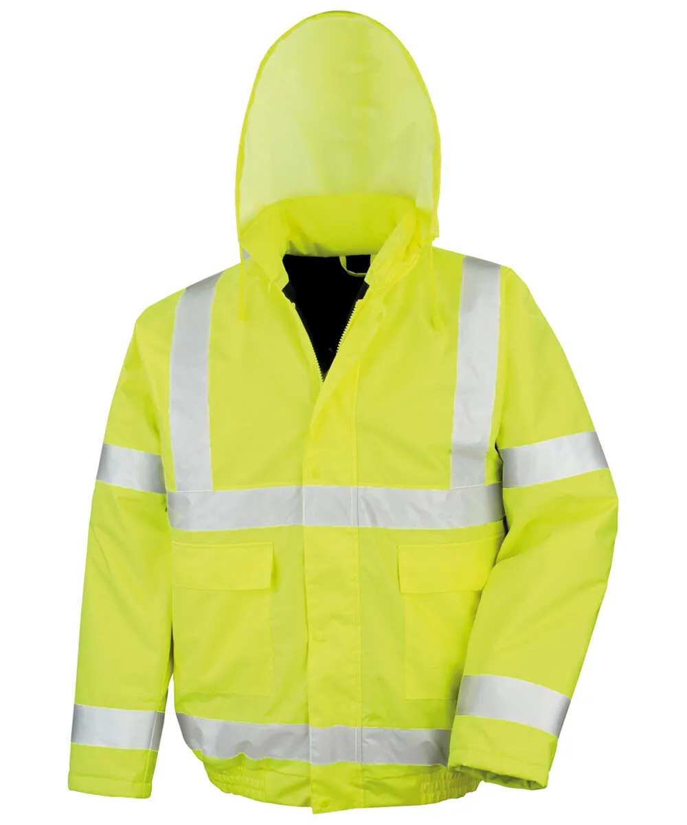 Core high-viz winter blouson in HI-Viz Yellow